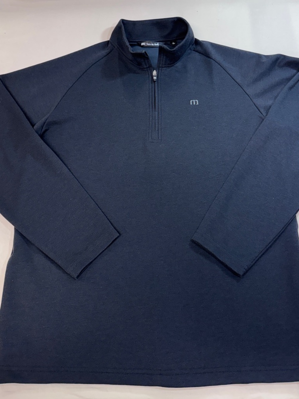 Travis Mathew Upgraded 1/4 Zip Mens Large Black Golf Quarter Zip